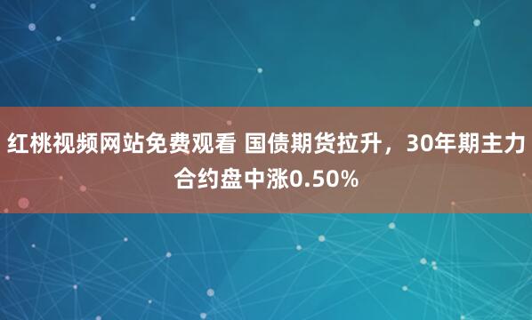 红桃视频网站免费观看 国债期货拉升，30年期主力合约盘中涨0.50%